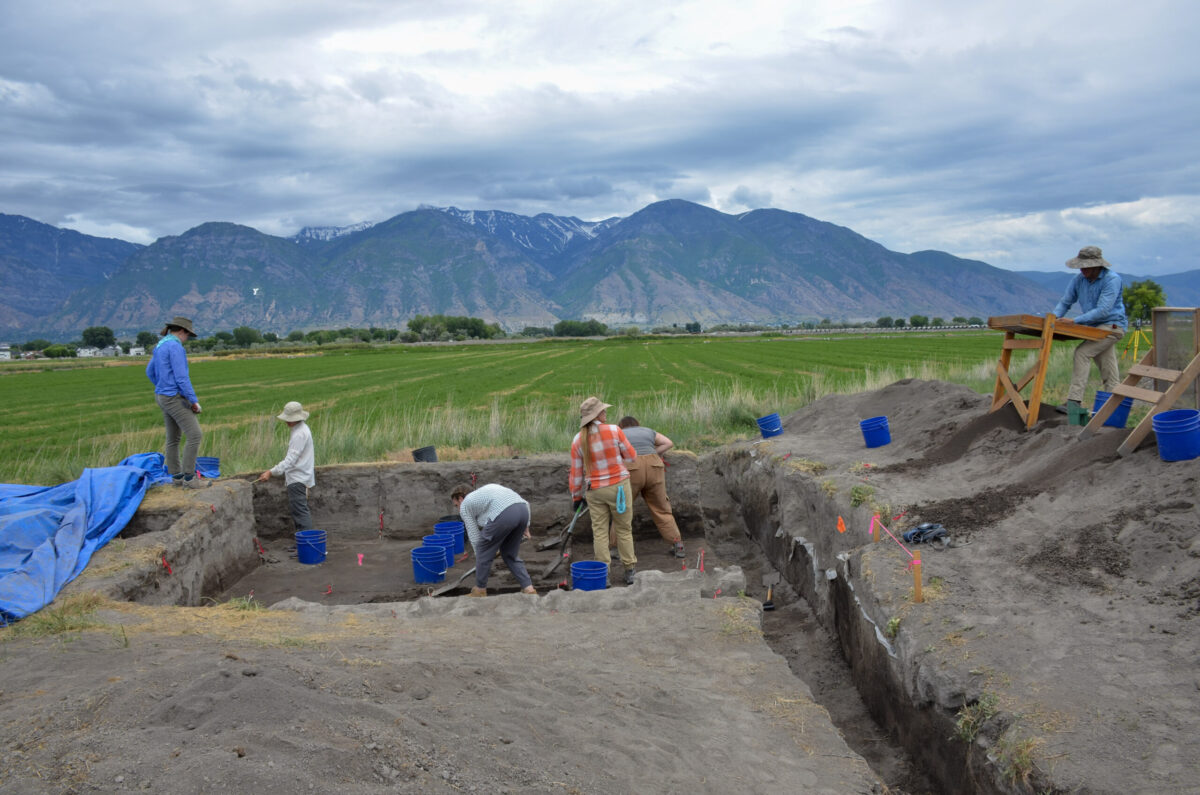 BYU, er State students and faculty work together on Hinckley Mounds